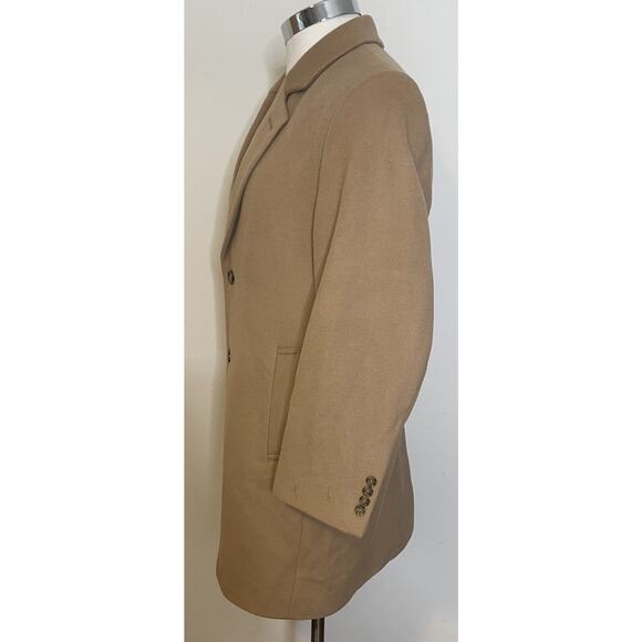 Michael Kors Tan Camel Wool Cashmere Coat / Jacket Mens 44S NEW Overcoat - Picture 7 of 11